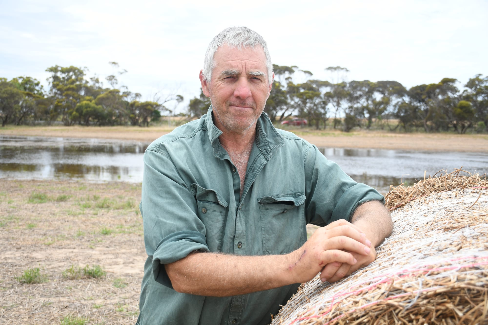 Wet weather leaves farmer high and dry