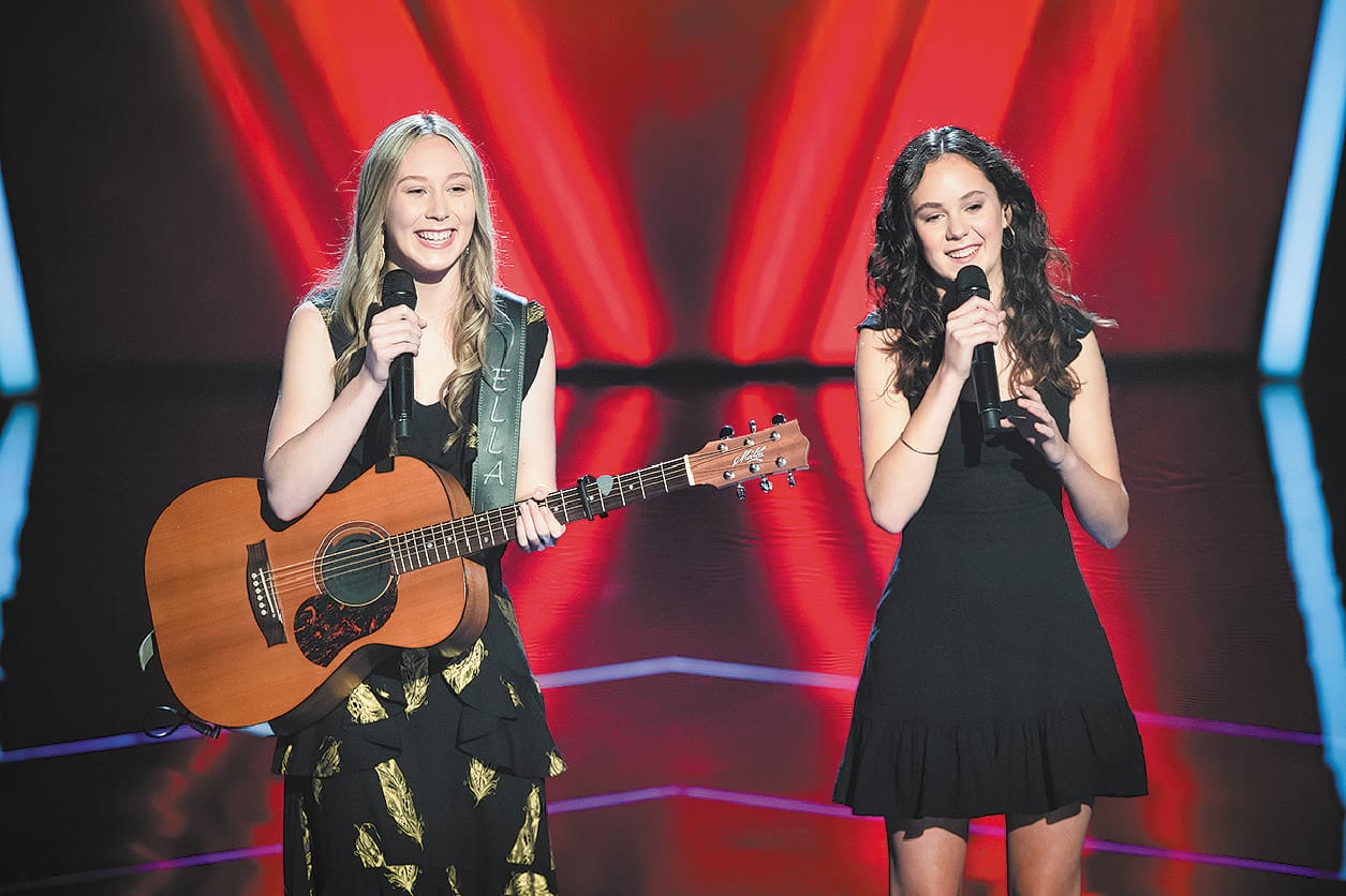 Mt Barker sibling singers Ella and Sienna McClean raise their voices