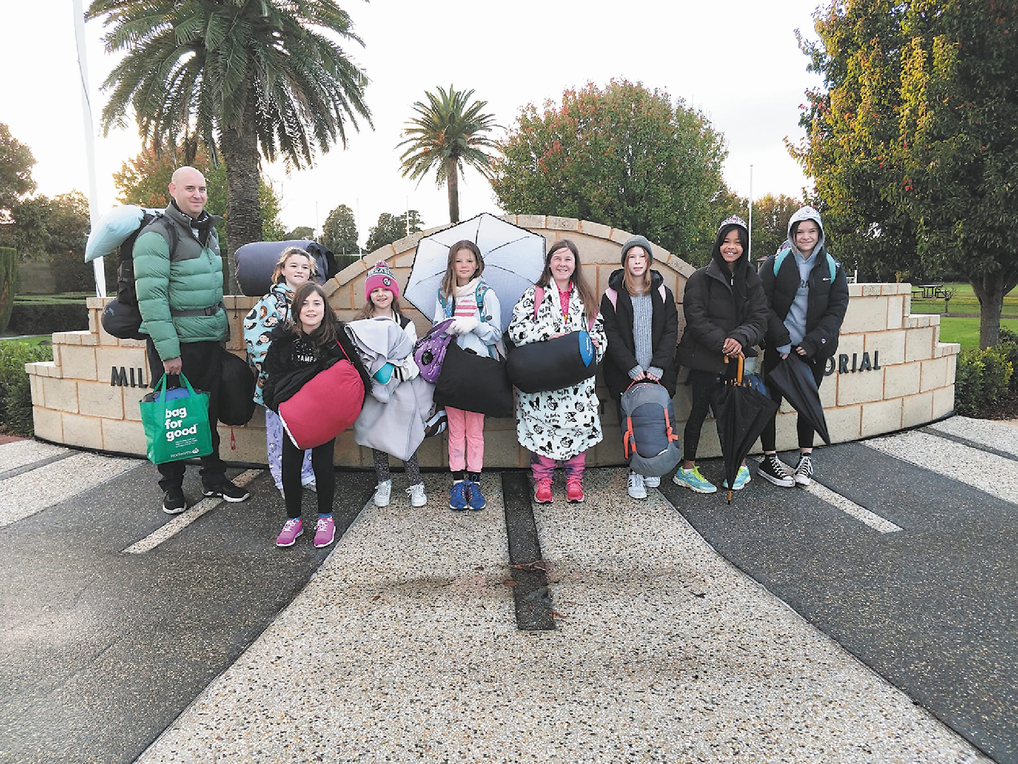 Milang students' project to support the homeless