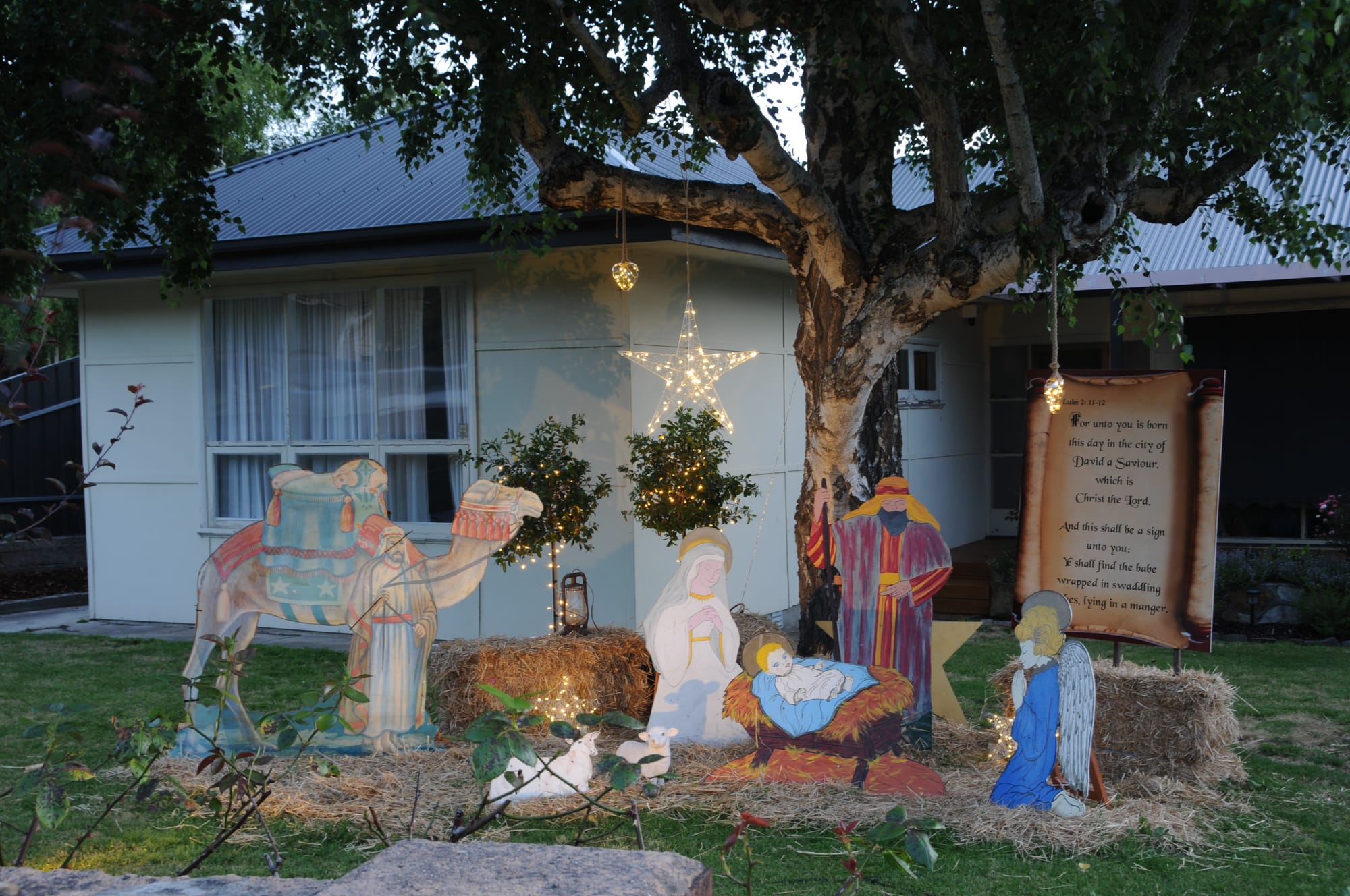 Lobethal lights up the night