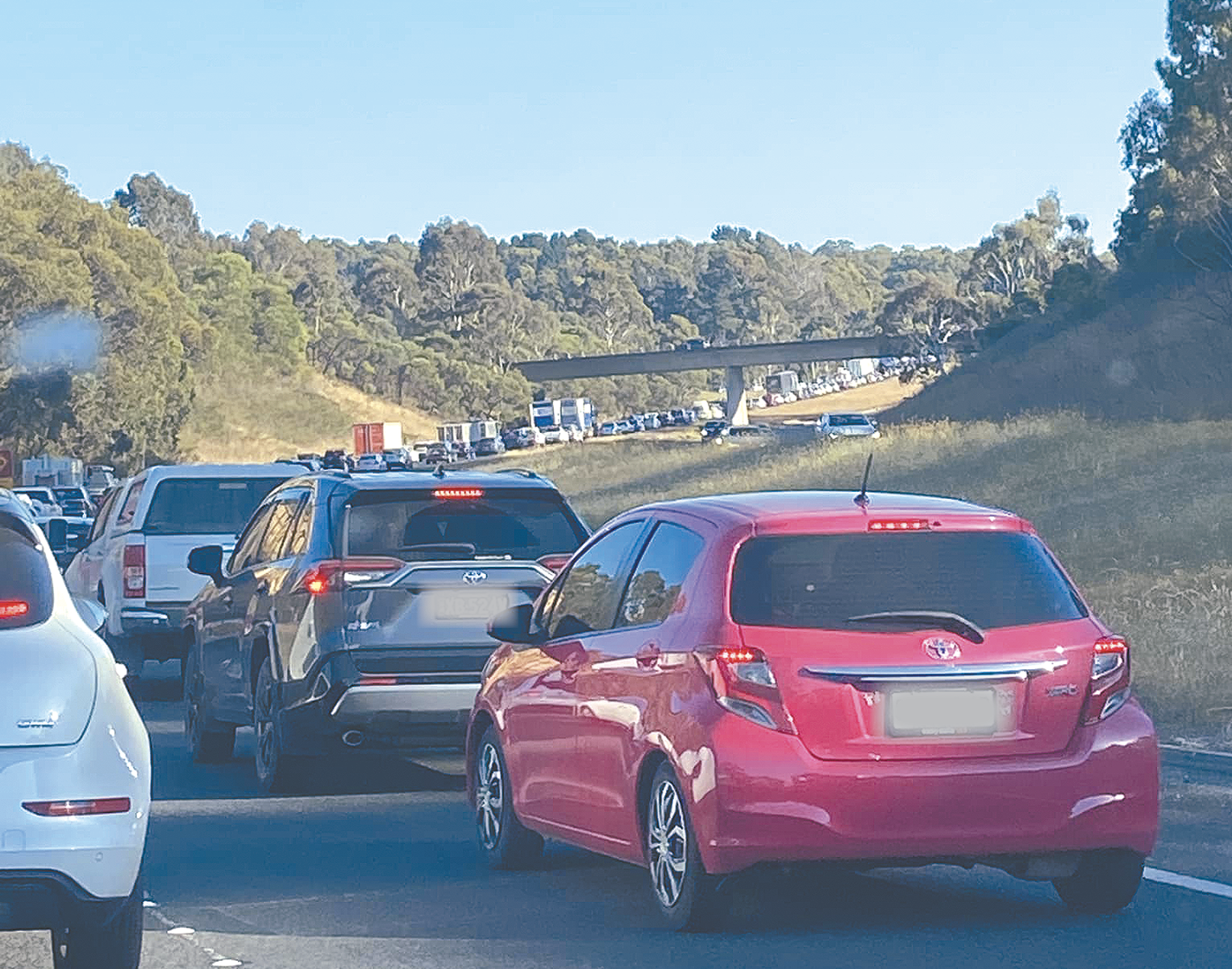Freeway chaos: calls for rail as accident causes major delays