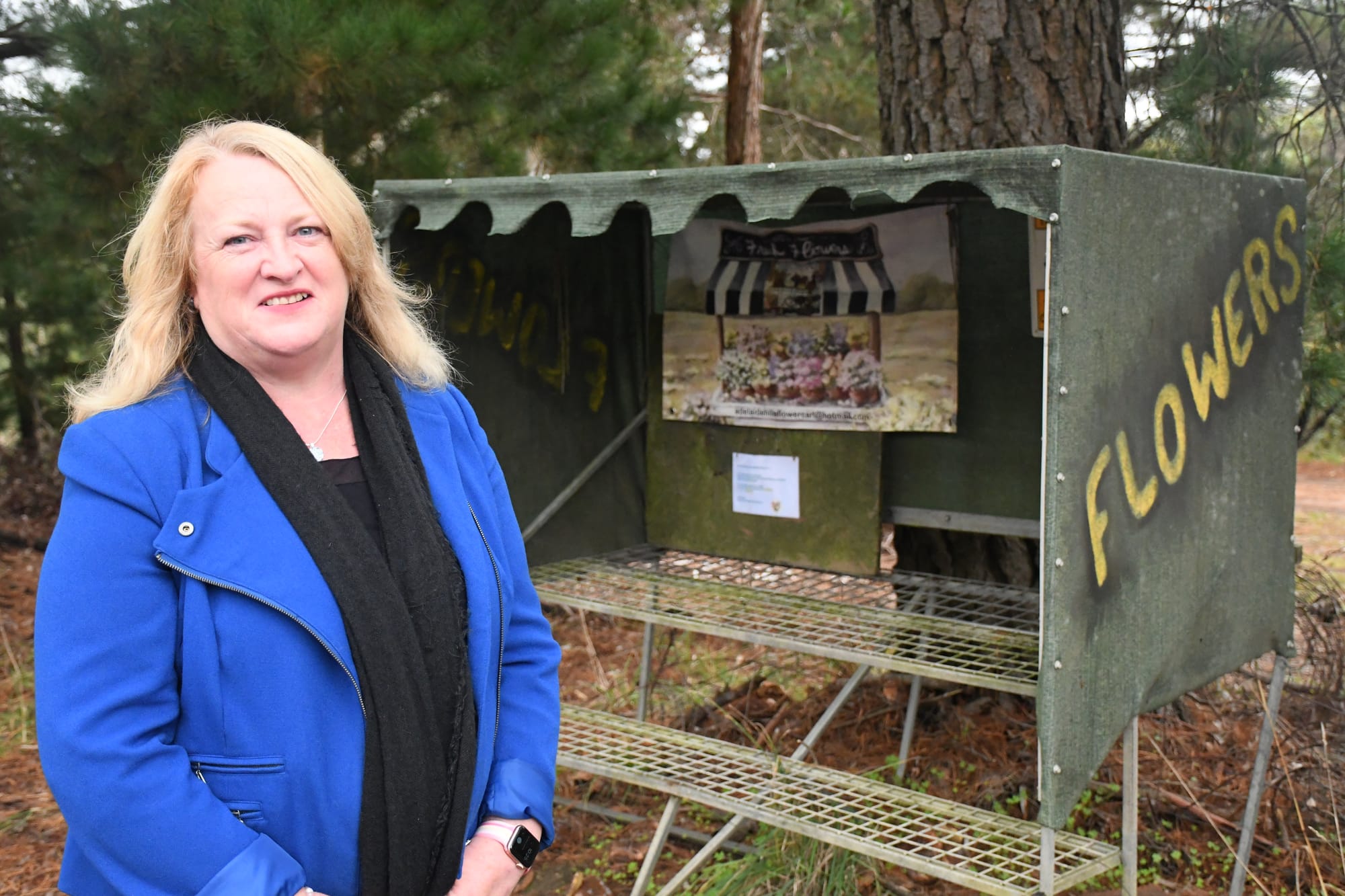 Flower cart forced to close due to council decision
