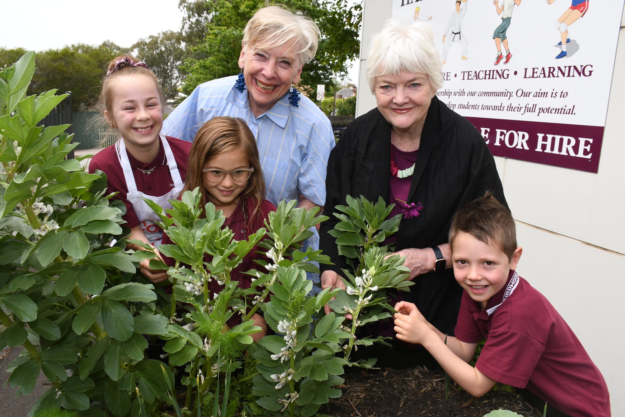 Fresh produce on the menu at school's celebration