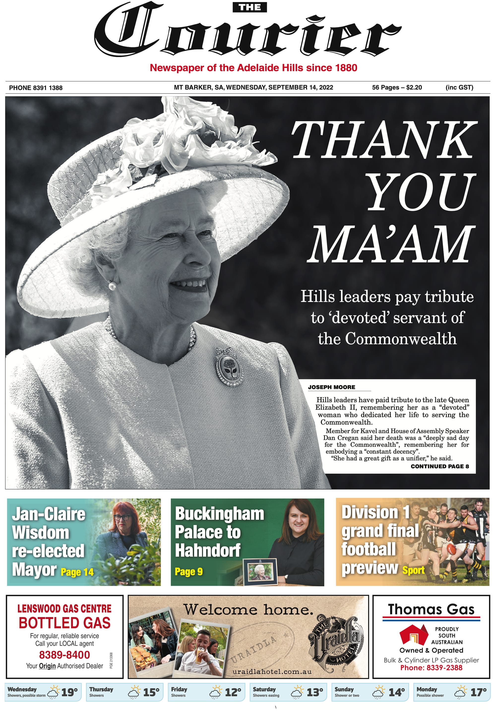 The Courier, September 14, 2022