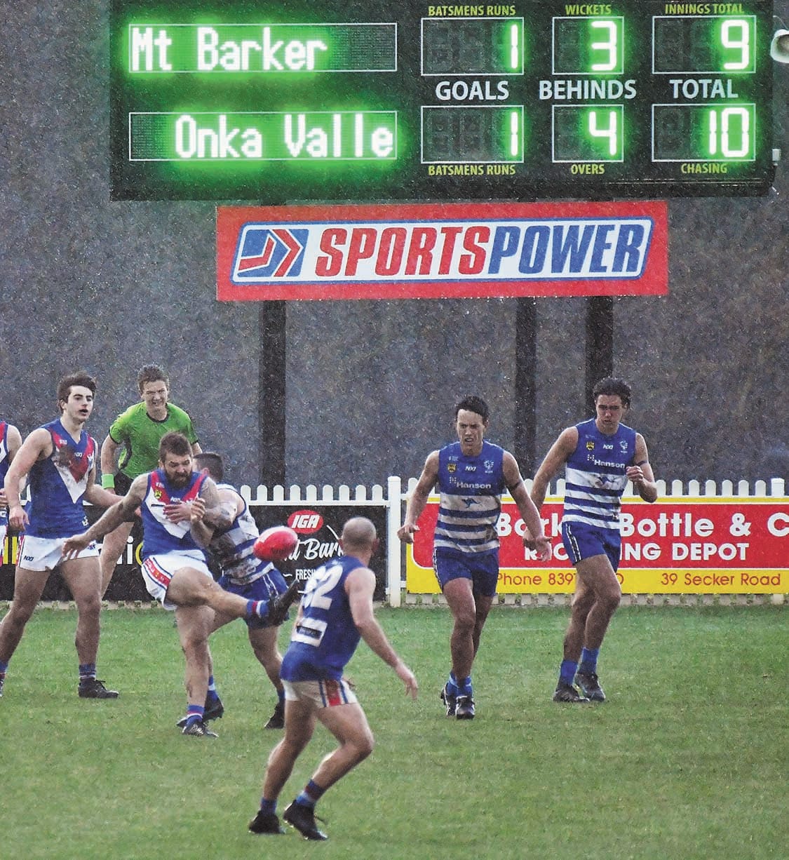 Tough time for footy
