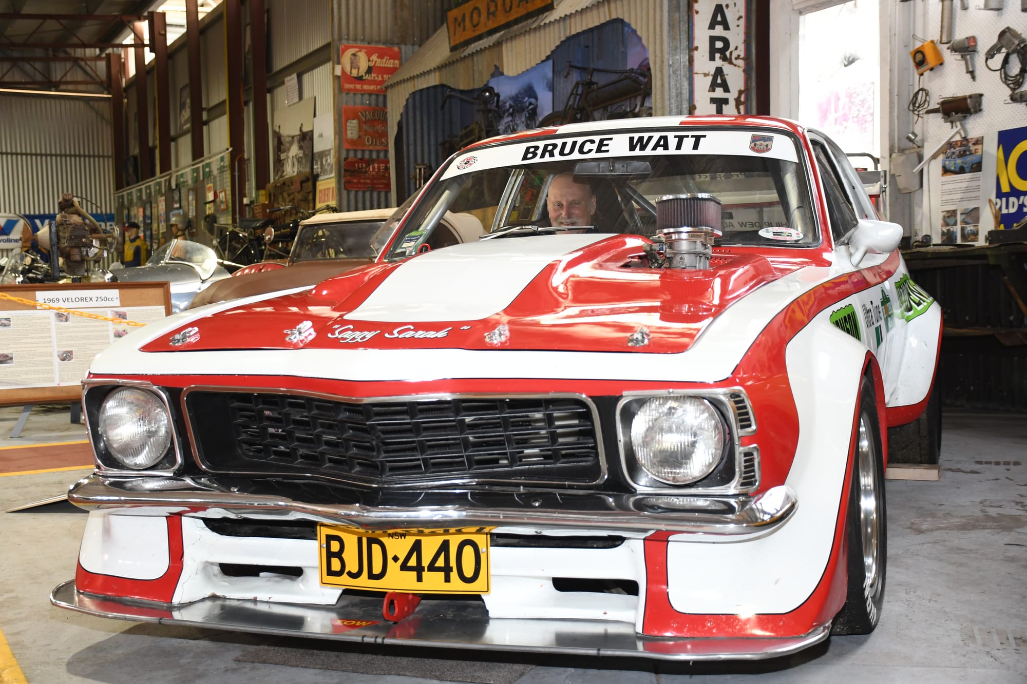 Saggy Sarah rolls into town