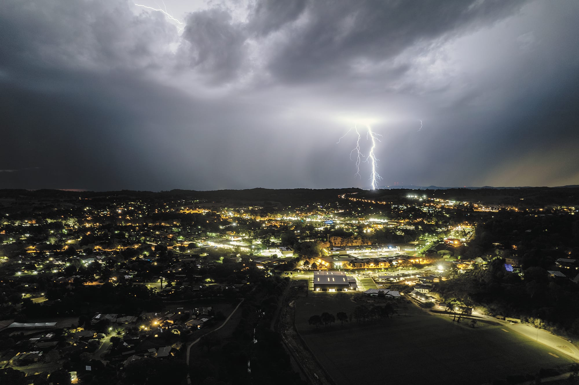 Storms strike the Hills