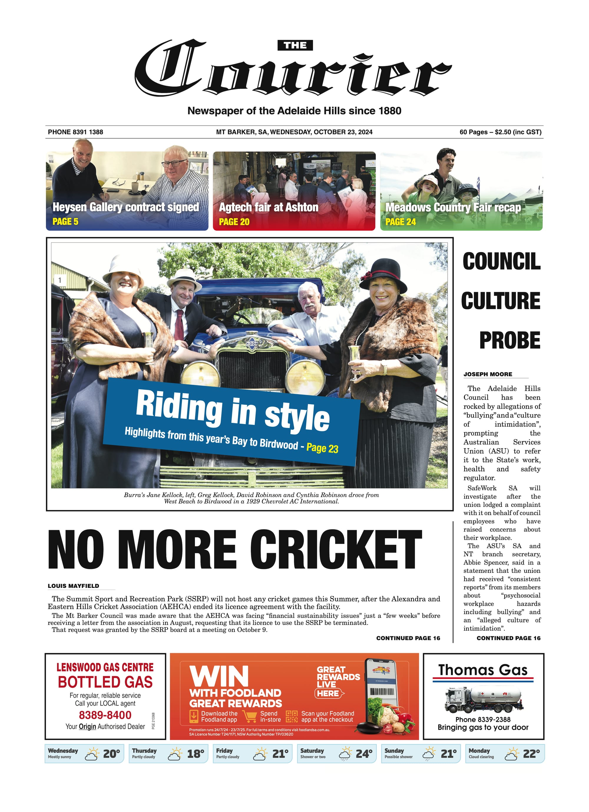 The Courier, October 23, 2024