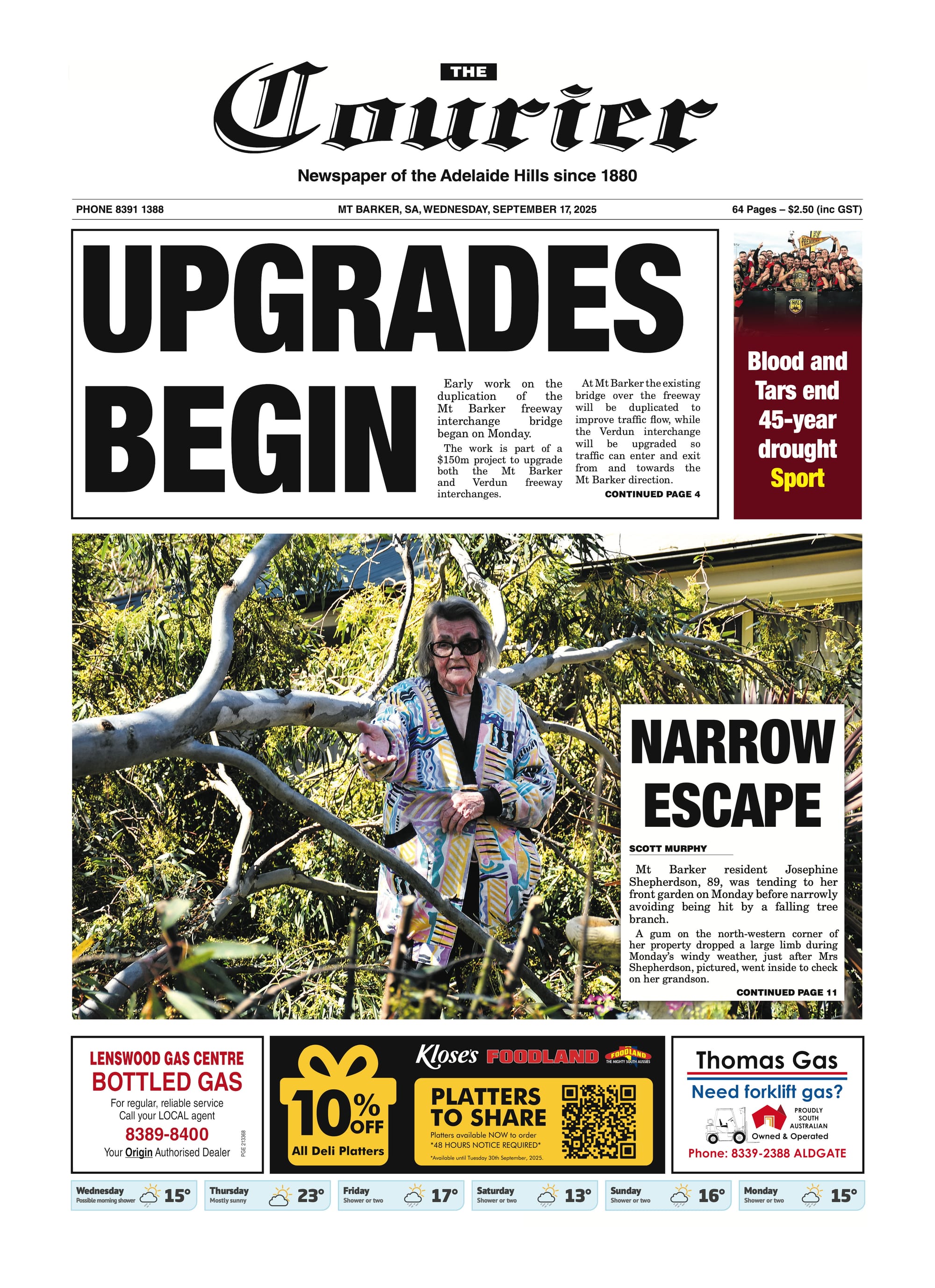 The Courier, September 17, 2025  post
                                image