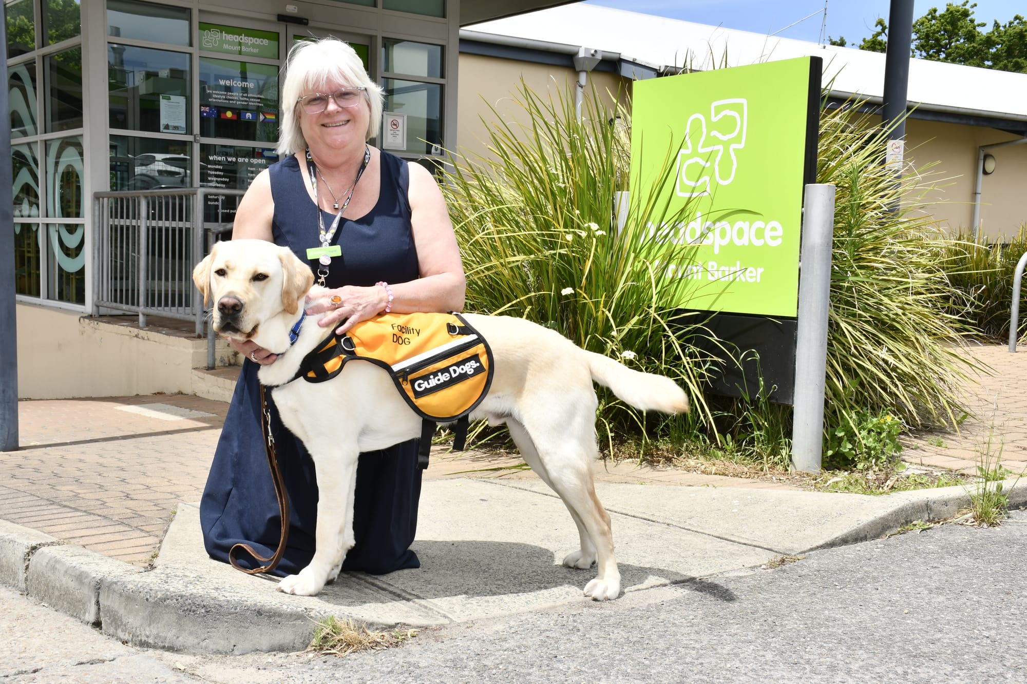 Support dog joins headspace