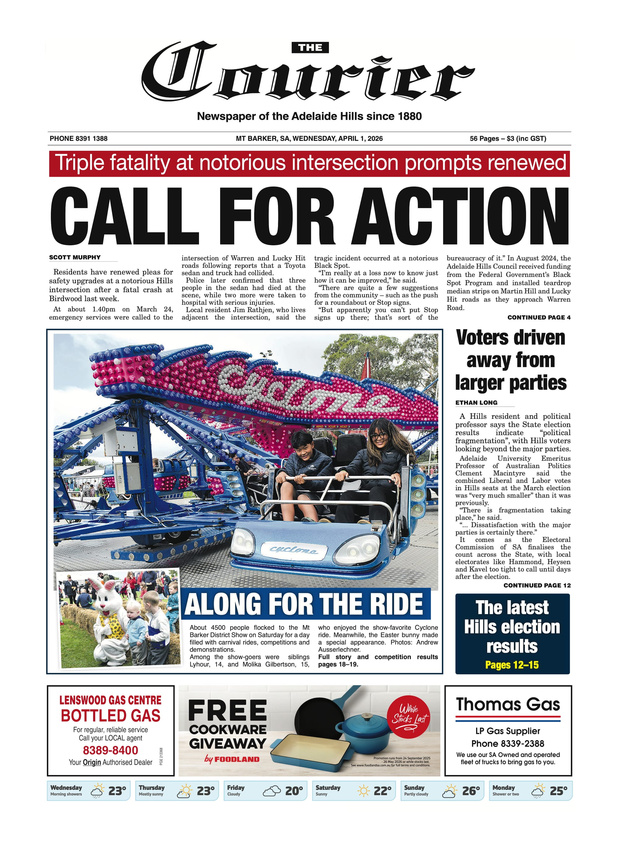 The Courier, April 1, 2026  post
                                image