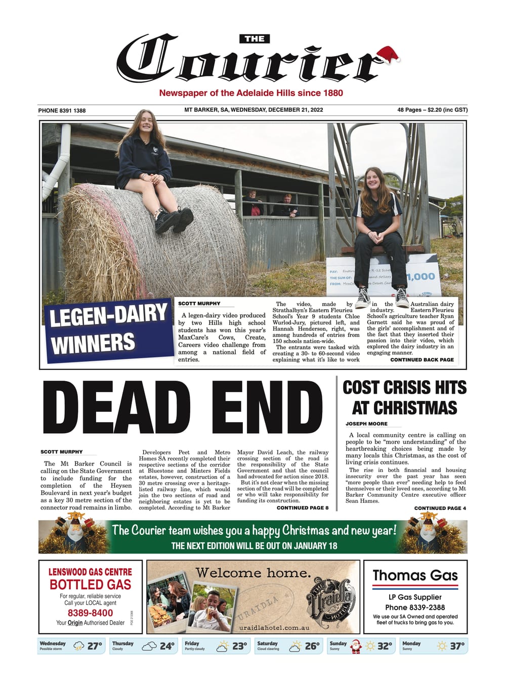 The Courier, December 21, 2022 post image