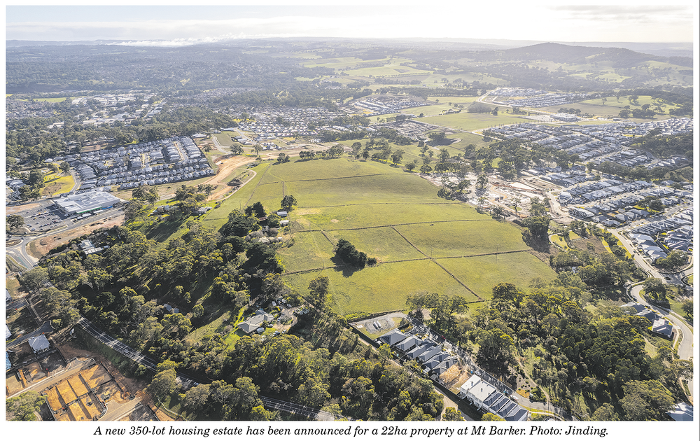 Hundreds of new homes proposed Mt Barker post image