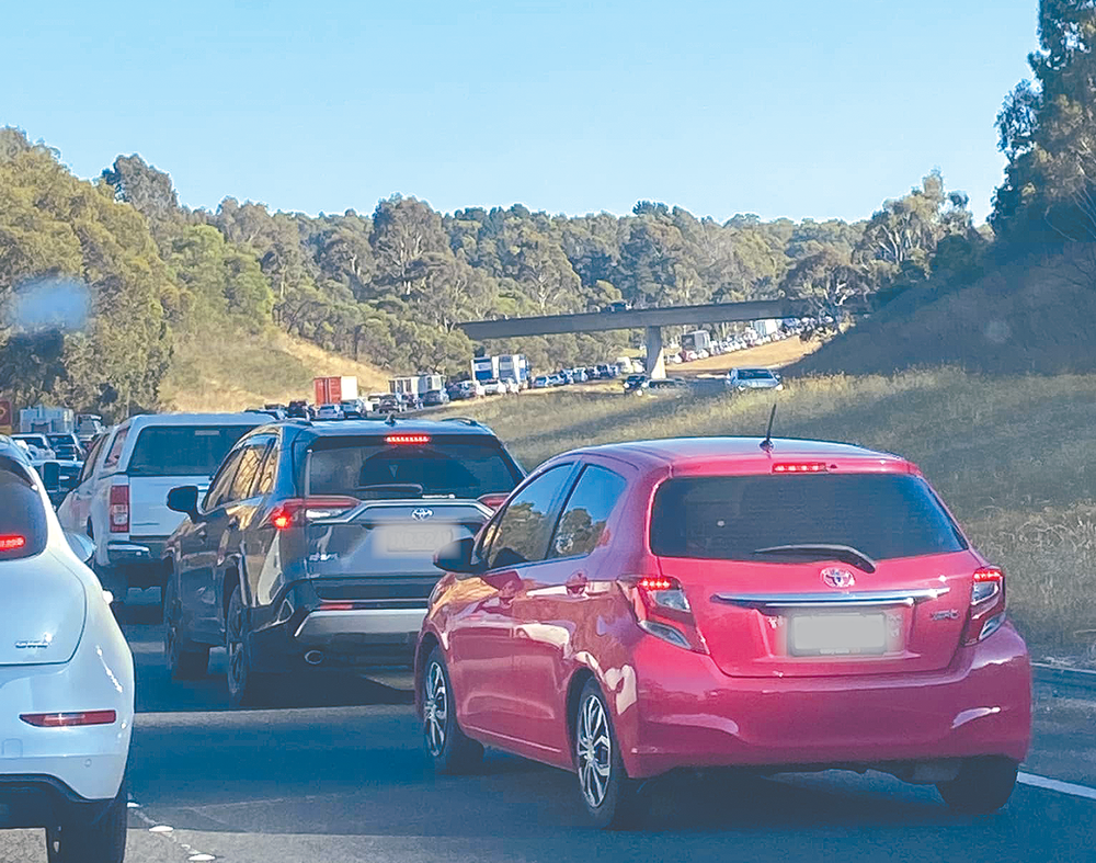 Freeway chaos: calls for rail as accident causes major delays post image