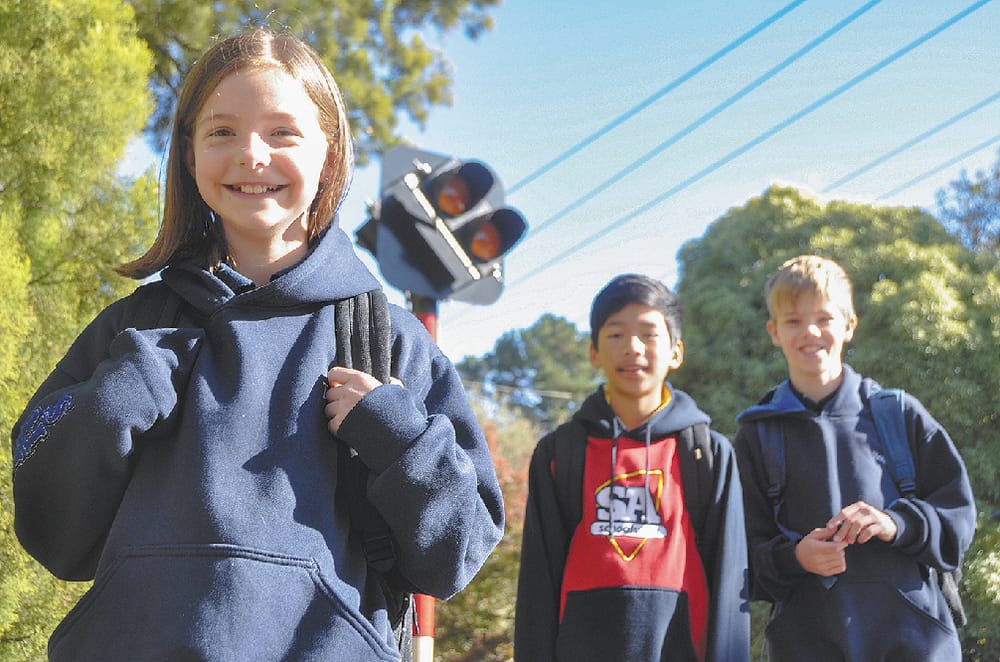 Walk to school day has safety message post image