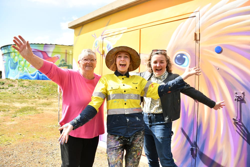 Woodside mural unveiled post image