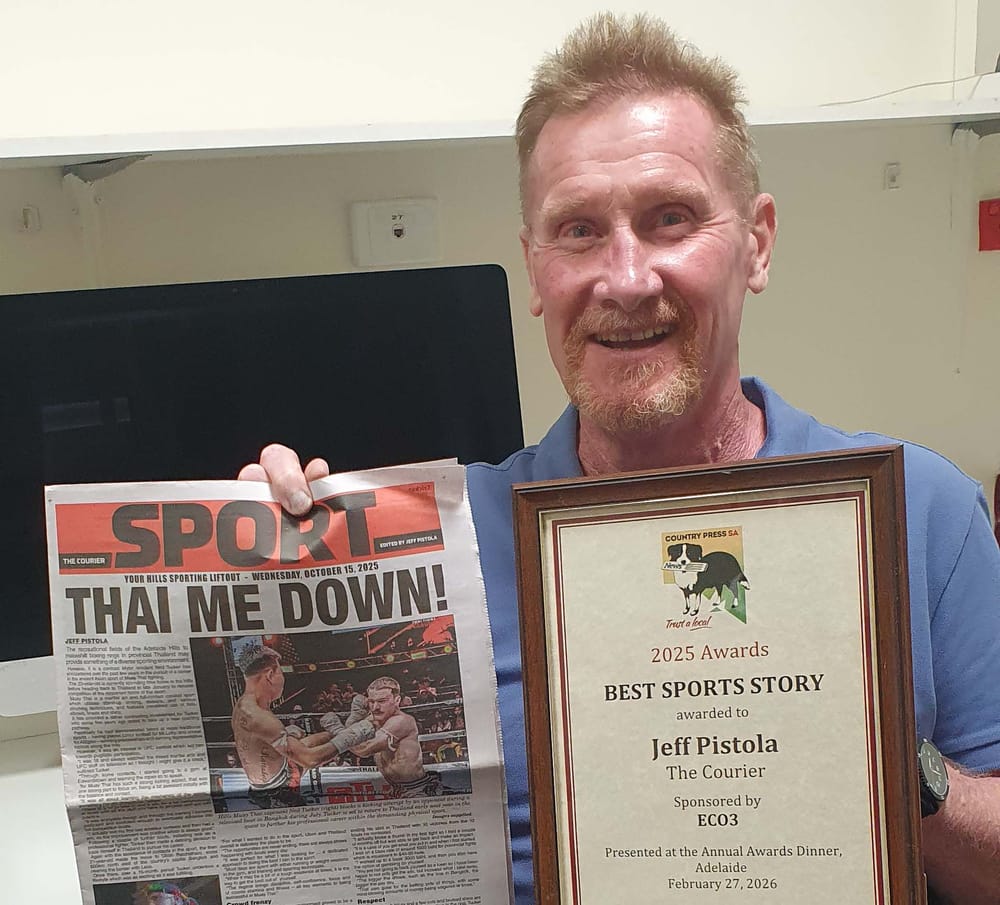 Sports award win for Courier post image