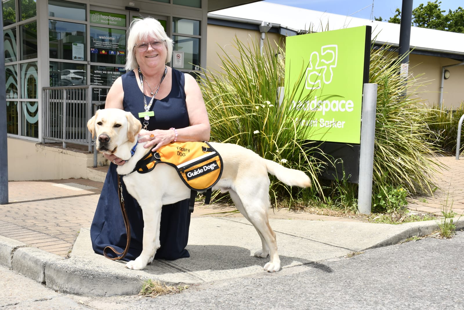 Support dog joins headspace post image
